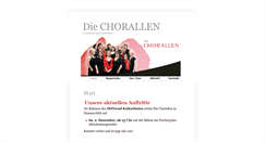 Desktop Screenshot of die-chorallen.de